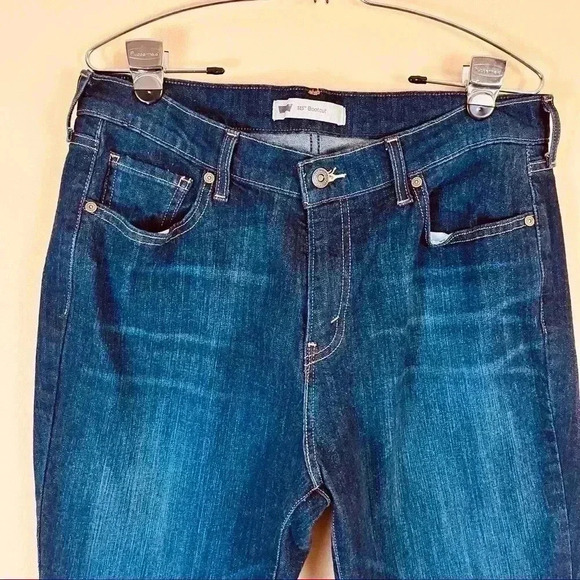 Levi’s 515 Flap Pocket Boot Cut Dark Wash Women’s Stretch Jeans Size 32/32 - Picture 1 of 12